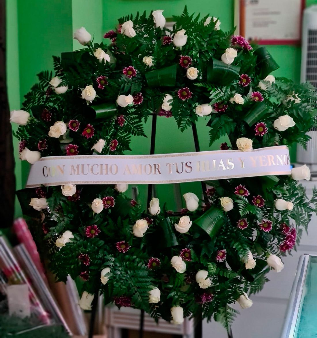Flores para funeral