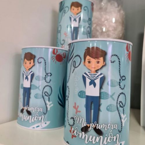 Hucha comunión niño