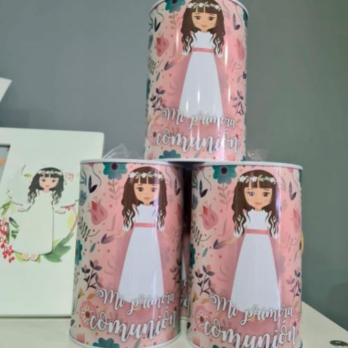 Hucha comunión niña